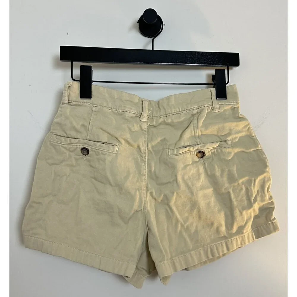 FREE PEOPLE Billie Chino Shorts in Almond Milk Size US 0